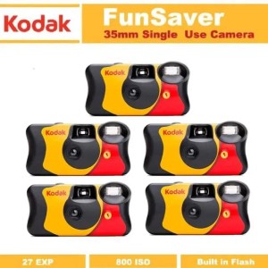 1-5 Pcs FunSaver Single Use Camera With Flash Disposable Point-and-Point Film Cameras 27 Sheets 39 SheetsXJ250715
