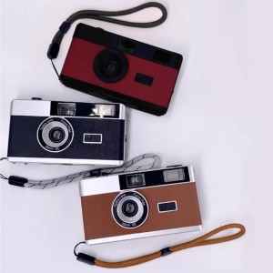 35mm film camera retro style unfocused reusable builtin flash easy for pography enthusiasts 250304