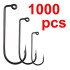 1000 pcs 90 Degree Jig Fly Tying Strong Thick Wire Saltwater Freshwater Fish Hook Aberdeen jig fishing size 6 4 2 1 1/0 to 4/0# 241230