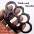 Buyers' Picks2022 HW103 73G Thick Steel Brass Knuckle Dusters with Rope Self Defense Personal Security Women and Men Self-defense Pendant -2