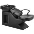Shampoo Bowl and Chair Set for Salon Hair Washing Station for Hair Stylist ABS Shampoo Bowl Sink Chair with Side Store Compartment for Spa Beauty Barbershop Black Shampoo Bowl and Chair Set for Salon Hair Washing Station for Hair Stylist ABS Shampoo Bowl Sink Chair with Side Store Compartment for Spa Beauty Barbershop Black