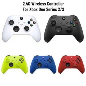 2.4G Wireless Gamepad Controller for Xbox One Series X/s Joystick Add Turbo 6-Axis Vibration Anti-Skid Gamepad for Windows Pc 240617