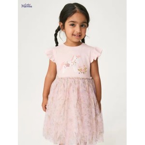 Girls' dress pure cotton children's summer cute princess dress