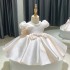 Girl's Dresses Baby Girls Dress Beads Bow born Baptism Dress For Baby 1st Year Birthday Party Dresses Puff Sleeves Toddler Clothes 230714 Girl's Dresses Baby Girls Dress Beads Bow born Baptism Dress For Baby 1st Year Birthday Party Dresses Puff Sleeves Toddler Clothes 230714