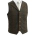 2021 England Styl Wool Groom Vests Wedding Mens slim fit Tailor Made Wedding Party for men Attire Groomsmen Vest Prom Dinner Business (As pictures)