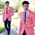 Buyers' PicksHigh Quality Two Buttons Pink Groom Tuxedos Groomsmen Notch Lapel Best Man Blazer Mens Wedding Suits (Jacket+Pants+Tie) D:38 Buyers' PicksHigh Quality Two Buttons Pink Groom Tuxedos Groomsmen Notch Lapel Best Man Blazer Mens Wedding Suits (Jacket+Pants+Tie) D:38