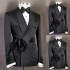 Buyers' PicksClassic Black Wedding Tuxedos 1 Piece Set Jacket Drawstring Men Suit Shawl Lapel Fashion Style Party Suits Customized