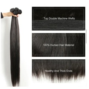 ViBESHifFT 10-26 Inch Straight Hair Body Wave Deep Wave Water Curly Virgin Human Hair Extensions Unprocessed 100% Human Hair Weave Bundles Haewcg ded women