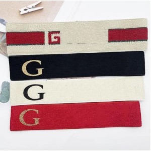 Bands Luxurys Designers Red Black White Brand Women Head Letter Stripe Elastic Headband Men Fashion Sport Hair Bands Retro Turban Headwraps for Hat Accessories