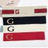 Bands Luxurys Designers Red Black White Brand Women Head Letter Stripe Elastic Headband Men Fashion Sport Hair Bands Retro Turban Headwraps for Hat Accessories