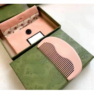 Fashion Brand Designer Wooden Comb Hair Brushes Pocket Love Lovely Pink Wood Combs Massage Brushes Care Styling Tool Tools free shipping