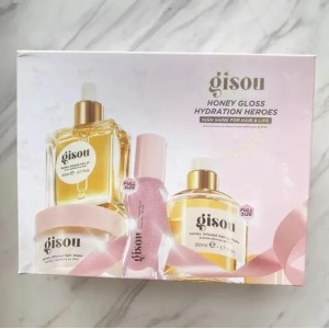 Buyers' PicksGisou Set 4 in 1 honey infused Hair Perfume 50ml Hair Oil 20ml Hair Mask 75ml Lip Oil 8ml hair care shine bonding essential oil women men styling spray