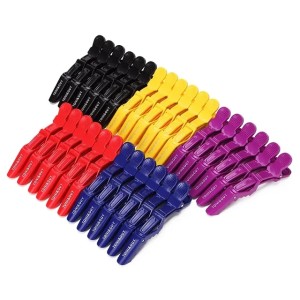 10pcs/set Alligator Hair Clip Hairpin Hairdressing Hair Clamp Claw Plastic Hairclips For Salon Barber Styling Sectioning Clips