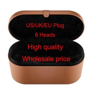 8 Heads Multi-functional Hair Curler Hair Dryer Automatic Curling Iron Styling Device Gift Box For Rough and Normal Irons dropship NEW COLOR PINK