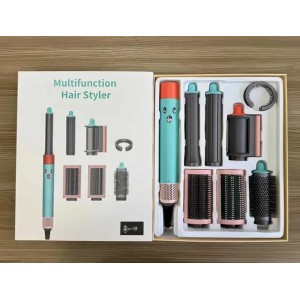 7in1 MtiFunction Hair Dryer Curling Iron Straightener Hot Air Cb Styling Kit Salonlike rests at he haircurlers4in1 F250929