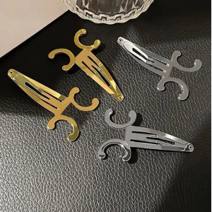 Designer Hair Clip 18K Gold Plated Luxury Jewelry Charm Love Gift Hairclips High Quality Metal Hairpin Women Gilrs Hair Accessories Headwear