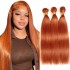 Straight Human Hair Bundles Color 350 Human Hair Ginger Orange Bundles Human Hair Brazilian Remy Hair Wet and Wavy Double WeftXJ241220 Straight Human Hair Bundles Color 350 Human Hair Ginger Orange Bundles Human Hair Brazilian Remy Hair Wet and Wavy Double WeftXJ241220