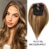 P4/27 Straight Hair Clip in Hair Topper Extension Human Hair Swiss Lace Topper for Women Toupee Hairpiece 12x13cm Top 241107
