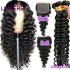 38 40 Inch Loose Deep Wave Human Hair Bundles With 4X4 5x5 6x6 HD Lace Closure Brazilian Weave Frontal 240402 38 40 Inch Loose Deep Wave Human Hair Bundles With 4X4 5x5 6x6 HD Lace Closure Brazilian Weave Frontal 240402