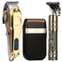 Hair Clipper Set Electric Trimmer Cordless Shaver Men Barber Cutting Machine for Rechargeable USB Gold 220216