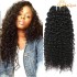 Brazilian Kinky Curly Hair Bundles Unprocessed Virgin Curly Human Hair Extensions 30inch Brazilian Kinky Curly Virgin Hair Weaves (Natural Color)