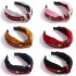 Cute Women Elegant headband knot simple fashion multi-color head hoop girl vocation 250711