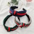 Stripe Ribbons Knotted Hairbands British Style Hair Clips Wide Edge Wide Ladies' Outdoor Crossover Headband Hair Accessories Stripe Ribbons Knotted Hairbands British Style Hair Clips Wide Edge Wide Ladies' Outdoor Crossover Headband Hair Accessories