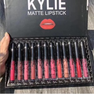 Lip Gloss 12 Set Kylie Make Up Non-stick Cup Gold Does Not Fade Moisturizing Matte Liquid Lipstick Korean Tint Drop Delivery Health B Otr0g (Customize)