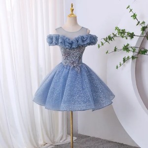 G423 Engagement dress high-end light luxury niche socialite temperament tube top dress (NO.3)