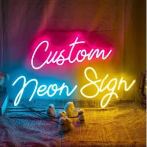 Custom Neon Sign Personalised LED Neon Lighting Custom Led Light Name Decor Wedding Sign Bedroom Home Bar Wall Neon DecorationsXJ250626