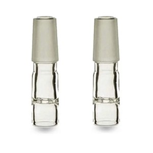 Osgree smoking accessory 2PCS 14mm Water Pipe Adapter Glass WPA for Arizer Solo 2 Air 2 & max