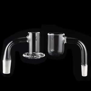 ReguIar WeId Beveled Edge Round Bottom Blender Quartz Banger 10/14/18mm Male Female Nails For Glass Bongs Pipes Dab Rigs