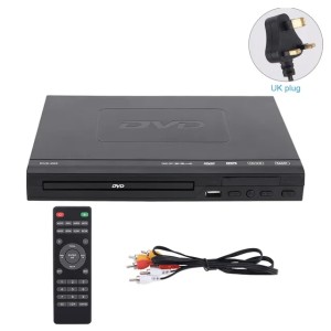 Home 720P 5.1 Surround Sound DVD Player With AV Cable Audio Video USB Compatible Music For TV Media Entertainment Movie 240415