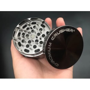 wholesale grinder 2.5inch 4Layer CHROMIUM CRUSHER grinder diamond herb tobacco grinder Metal zicn Alloy smoking dry herb Grinders