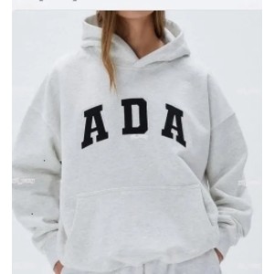 ada hoodie designer woman hoodie Plus Size Oversized Women And Men Cotton Loose Hoodies Letters Fashion Lady ADA Loose Casual Pure Cotton Tops a55 b6d (Size Size Guide)