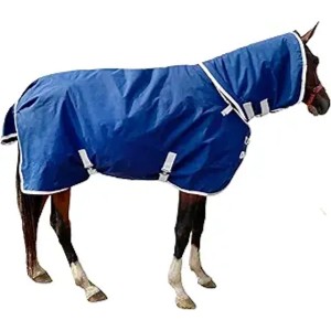 1200D Winter Waterproof,400g Warm Cotton Filg er Premium Turnout Horse Blanket, Medium Weight Waterproof Blanket 78 inches,145cmSuitable for horses with a back (Pearl White)
