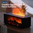 Humidifiers Colorful Flame Fireplace Aroma Diffuser 150ml Waterless Auto-Off Air Humidifier with Timer Remote Control for Home Bedroom Gift J241119