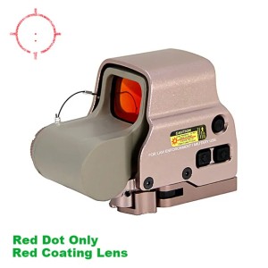 558 Holographic Red Dot Scope Red Coating Lens Tactical Hunting Rifle Sight Reflex T-dot Optics With 20mm Mount Aluminum Alloy Construction