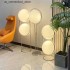 Floor Lamps Garrault floor lamp Designer White Acrylic Ball Light Living Room Hotel Led Chrome Metal sofa side lounge Decoration Lamp L240910 Floor Lamps Garrault floor lamp Designer White Acrylic Ball Light Living Room Hotel Led Chrome Metal sofa side lounge Decoration Lamp L240910