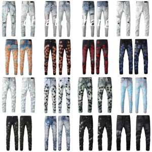 miri jeans mens designer jeans high quality fashion mens cool style luxury designer denim pant distressed ripped biker black blue jean slim fit motorcycle 875736662