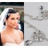 Hot Sell Kim Kardashia Real Images Rhinestone Beautiful Shining Crystal Wedding Bridal Wedding Hair Piece Accessory Jewelry Tiaras CPA318