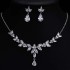 Buyers' PicksExquisite Crystal Drop Necklace Jewelry Sets For Women Wedding Party Accessories Cubic Zircon Stud Earrings Gift Buyers' PicksExquisite Crystal Drop Necklace Jewelry Sets For Women Wedding Party Accessories Cubic Zircon Stud Earrings Gift