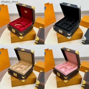 15 Colors Jewelry Boxes Luxurys Leather Handbags Luxury Jewelry Packaging Multi Grids Storage Box Pu Leather Jewlery Organizer Box 240615 L250812