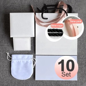 Wholesale Bundle Sale Package 10 Lots Bracelet Ring Women Jewelry Gift Boxes Pouches Bags Fit Poular Necklace Earring Charms Display Very Good Quality AccS020