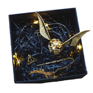 Jewelry Boxes Creative Gold Snitch Series Ring Box Proposal Mystery Metal Jewelry Storage Box Case Wedding Rings Cute Wings Girl Gift 230606