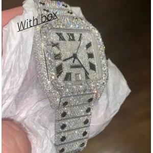 Moissanite Iced Out Designer Mens Watch For Men High Quality Montre Automatic Movement Watches Orologio. Montre De Luxe I19 38