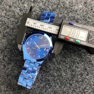 Brand Wrist Watch Women Girl Ladies New York Style Dial Metal Steel Band Quartz Clock CO 6123