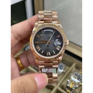 Rose Gold Gradient Grey Men's Watch 40mm Sapphire Waterproof DD2836 Automatic Movement | High-Quality Clone QF Man