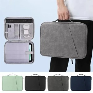 Portable Shockproof Handle Bag Laptop Sleeve Case Cover for Macbook Air 11 12 13 Inch M4 M3 M2 M1 Chip Mac Book Pro Cover Accessories