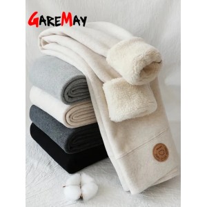 Womens Winter Leggings Thermal Velvet Cotton Slimming Tights with Fleece Pant Black Stretch Gray Thick Warm for Women 231229